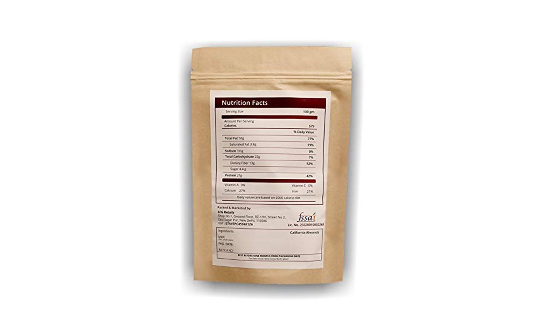 Preyaani California Almonds    Pack  500 grams